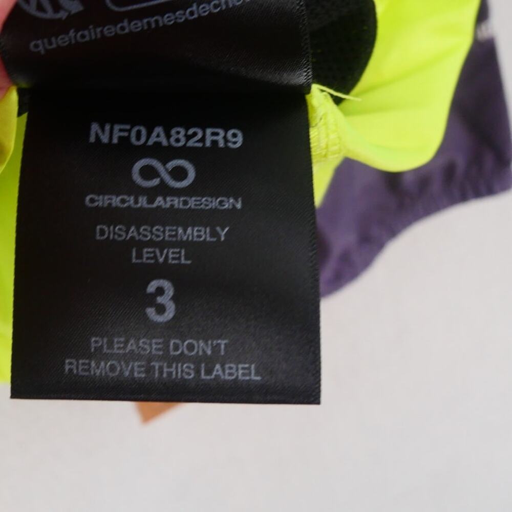 NEW The North Face Men's Medium Cyclone Jacket 3  Black Yellow Water Repellant - Picture 10 of 13